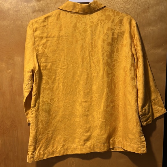 Ladies Kasper Sportwear Vintage Long Sleeve Button Up - Picture 5 of 6